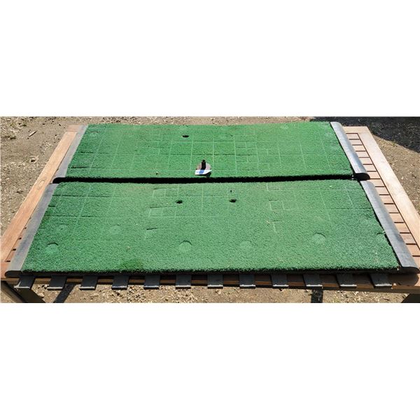 Two Driving Range Mats