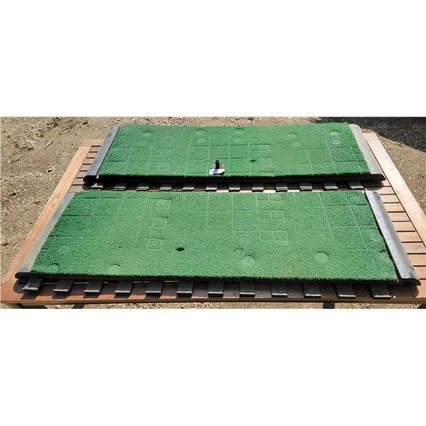 Two Driving Range Mats