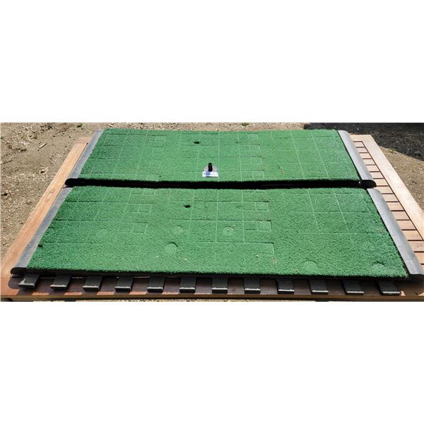 Two Driving Range Mats