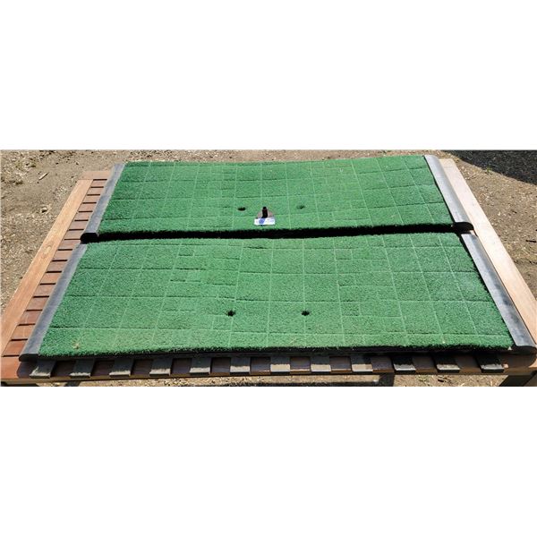 Two Driving Range Mats