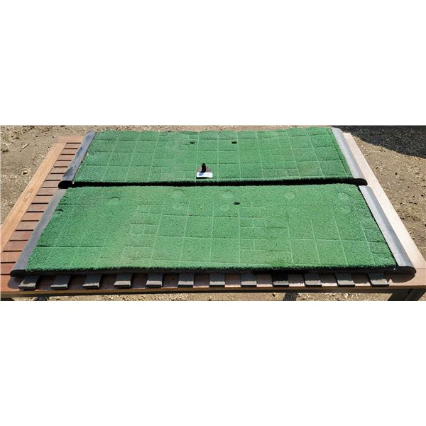 Two Driving Range Mats