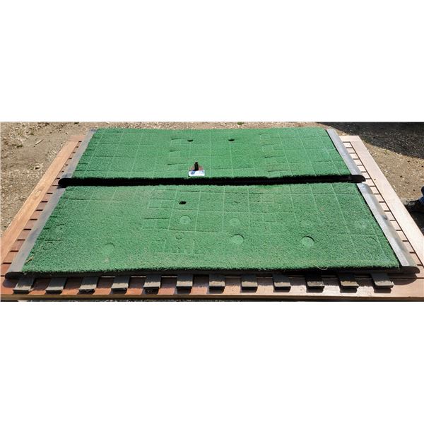 Two Driving Range Mats