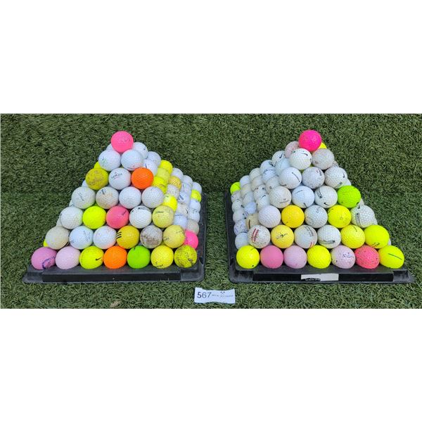 Variety Of Range, Experienced, And Colorful Balls