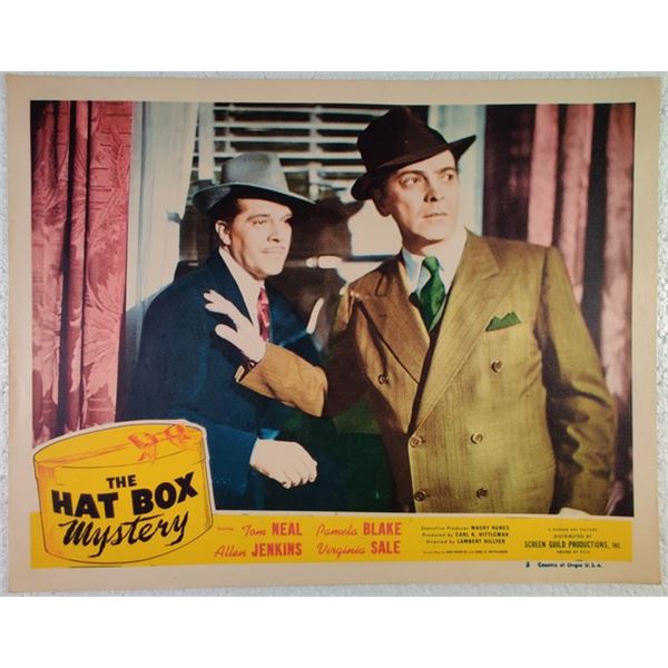 The Hat Box Mystery Lobby Card (1947)
