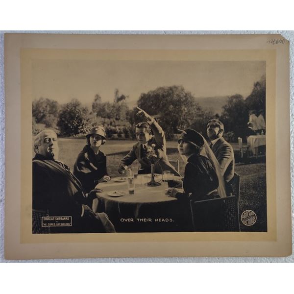 He Comes Up Smiling Lobby Card (1918)