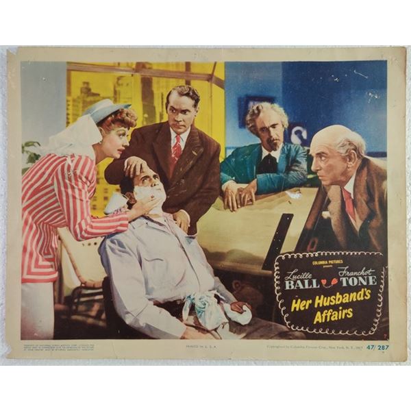 Her Husband's Affairs Lobby Card (1947)