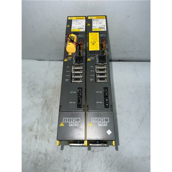 (2) Fanuc #A06B-6096-H105 Servo Amplifier Modules