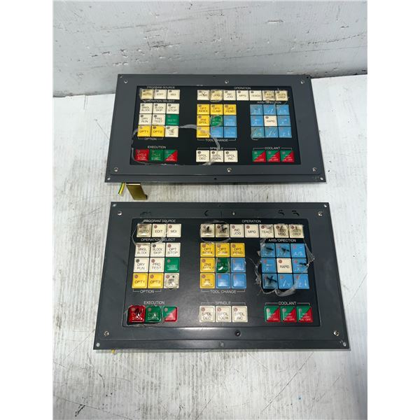 (2) Fanuc #A02B-0236-C150/B Control Panels