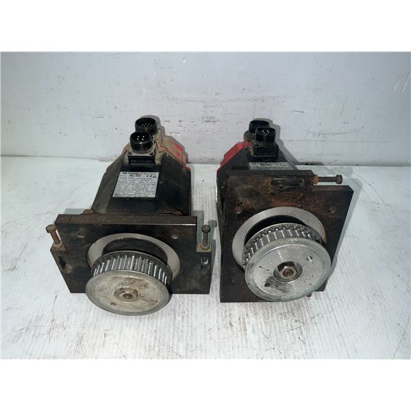 (2) Fanuc #A06B-0162-B076#7000 AC Servo Motors