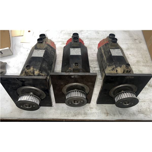 (3) Fanuc #A06B-0128-B176#7000 AC Servo Motors