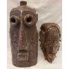 Image 1 : LOT OF 2 - HAND CARVED AFRICAN (?) MASKS
