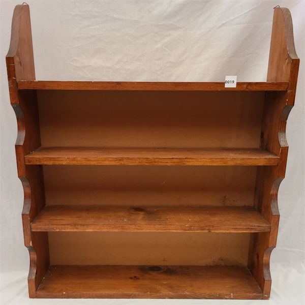 HANGING PINE WALL SHELF