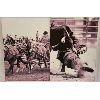 Image 1 : LOT OF 2 - RODEO PHOTOS MOUNTED ON ALUMINUM PANELS 