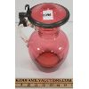 Image 1 : RUBY GLASS JUG W/LID