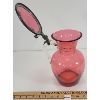 Image 4 : RUBY GLASS JUG W/LID