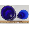 Image 2 : LOT OF 2 - COBALT GLASS VASES - SEE ALL PICS