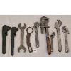 Image 2 : LOT OF 9 - VINTAGE TOOLS - INCL PIPE WRENCHES