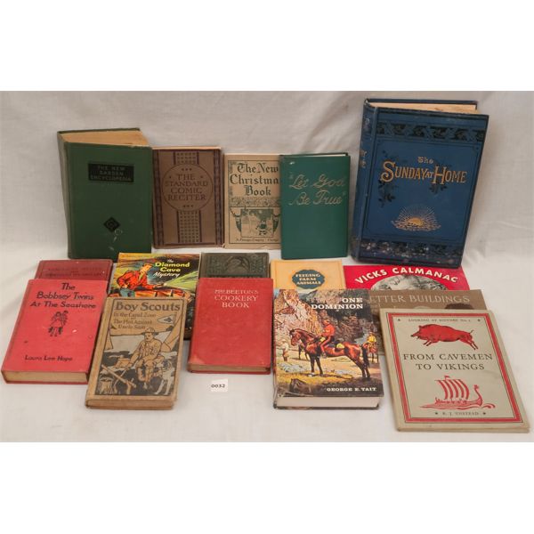 LOT OF 16 - VINTAGE BOOKS