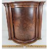 Image 1 : BURLED MAHOGANY (?) CORNER CABINET