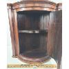 Image 2 : BURLED MAHOGANY (?) CORNER CABINET