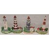 Image 1 : LOT OF 5 - LIGHTHOUSE CAST IRON DOOR STOPS