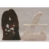 Image 2 : LOT OF 2 - LOVE BIRDS CAST IRON DOOR STOPS