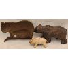 Image 2 : LOT OF 3 - CAST IRON BEARS