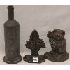 Image 1 : LOT OF 3 - CAST IRON DOOR STOPS