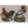 Image 1 : LOT OF 2 - FARM BIRD CAST IRON DOOR STOPS