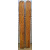 Image 4 : PAIR OF SEA RIDER WOODEN WATER SKIIS 