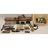 Image 1 : JOB LOT - MISC VINTAGE HARDWARE - INCL MAIL SLOT, PLANE, DOOR KNOBS ETC. 