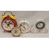 Image 1 : LOT OF 4 - MISC CLOCKS - INCL MICKEY MOUSE