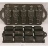 Image 1 : LOT OF 2 - CAST IRON CHOCOLATE MOLDS 