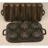 Image 2 : LOT OF 2 - CAST IRON MOLDS 