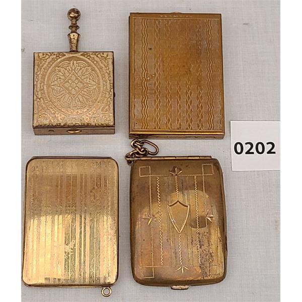 LOT OF 4 - MATCH SAFES