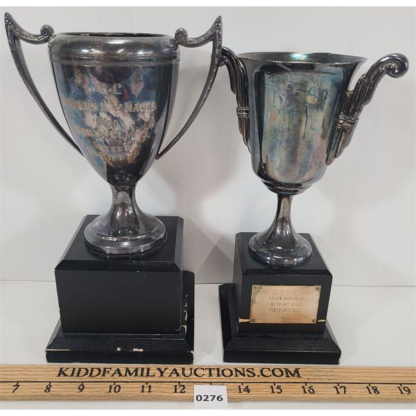 LOT OF 2 - 1960 & 1963 RACING TROPHIES