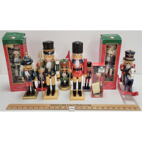 LOT OF 10 - NUTCRACKERS 