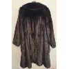 Image 4 : BLACKGAMA DARK RANCH MINK LADIES FUR COAT