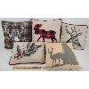 Image 1 : LOT OF 5 - CANADIAN CHRISTMAS THEMED THROW PILLOWS