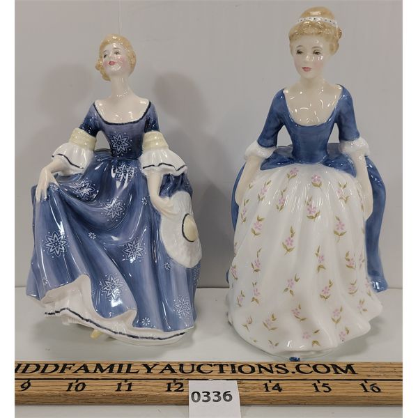 LOT OF 2 - ROYAL DOULTON FIGURINES - HILARY & ALISON