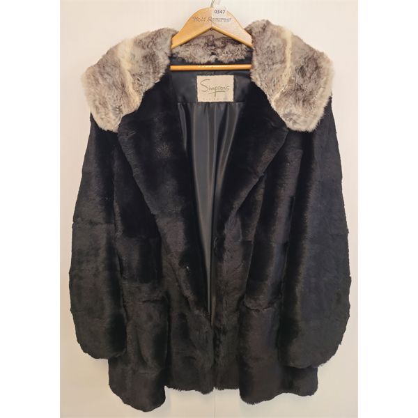 SIMPSON'S FUR JACKET - MONOGRAMED