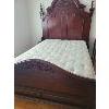 Image 2 : SOLID MAHOGANY QUEEN BED SET