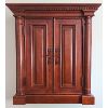 Image 1 : CHERRY (?) WALL CABINET