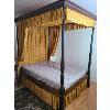 Image 1 : FOUR POSTER CANOPY BED FRAME - SEE ALL PICS