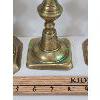 Image 2 : LOT OF 6 - BRASS CANDLE HOLDERS