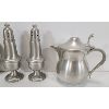 Image 2 : LOT OF 6 - SILVER SERVING TRAY, SHAKERS, CREAMER, ETC