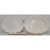 Image 1 : LOT OF 2 - CERAMIC SERVING PLATTERS