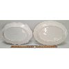 Image 3 : LOT OF 2 - CERAMIC SERVING PLATTERS