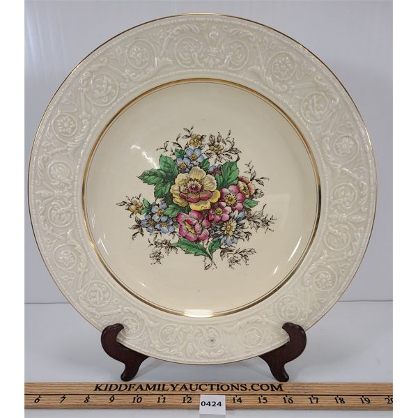 LOT OF 2 - CROWN DEVON FIELDINGS PLATE W/ STAND