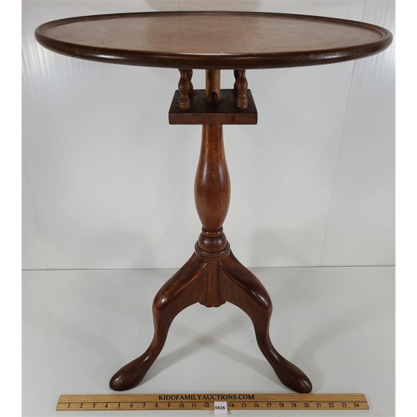 MAHOGANY DROP FRONT SIDE TABLE